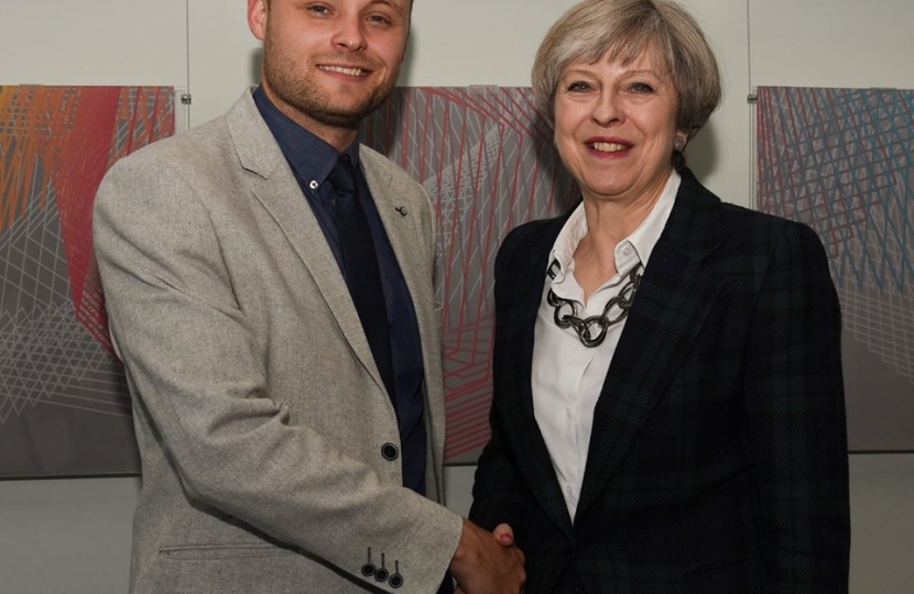 Ben Bradley and Theresa May